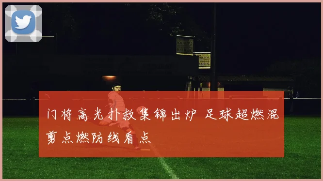 门将高光扑救集锦出炉 足球超燃混剪点燃防线看点