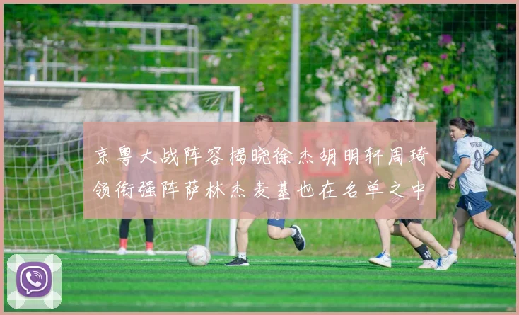 京粤大战阵容揭晓徐杰胡明轩周琦领衔强阵萨林杰麦基也在名单之中